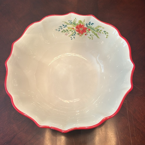 Pioneer Woman Holiday Serving Bowl Never Used w/ original sticker - Picture 2 of 4